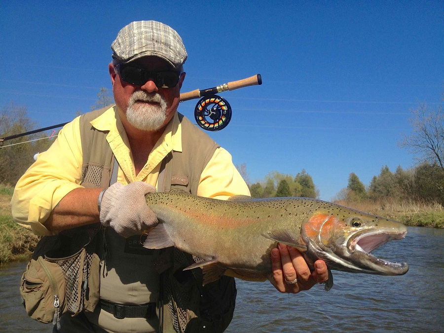 Steelhead fly fishing in Huron County - The New Fly Fisher