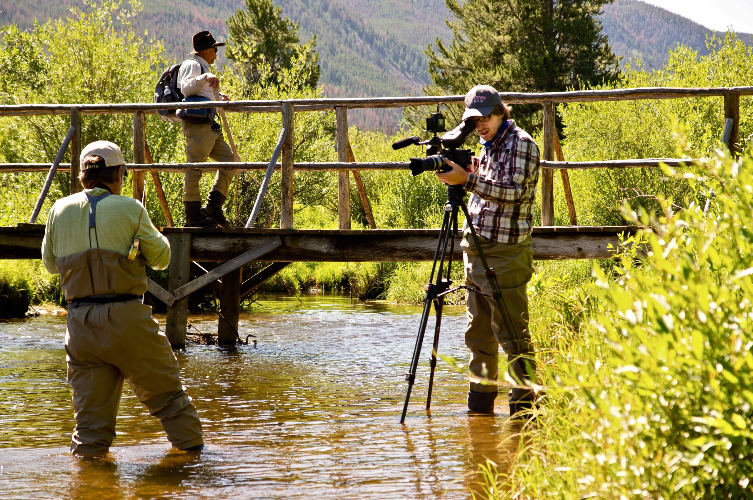 Supporters of The New Fly Fisher Television Show